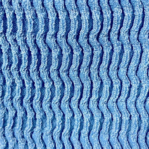 Veronica Beard Sky Blue V-Neck Tank Top - Picture 8 of 9